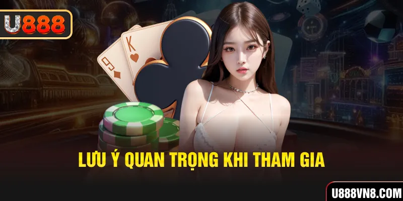 Lưu ý quan trọng khi tham gia