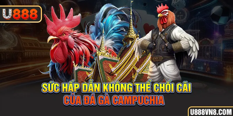 Sức hấp dẫn không thể chối cãi của đá gà Campuchia  